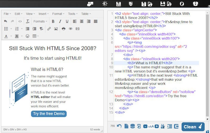online html editor